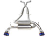 aFe Takeda 2-1/2in 304SS Cat-Back Exhaust Infiniti G37 08-13/Q60 14-15 V6-3.7 w/ Blue Flame Tips