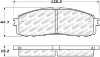 StopTech Street Select Brake Pads - Rear