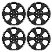 Ford Racing 15-23 F-150 22in Wheel Kit - Black w/Machined Face