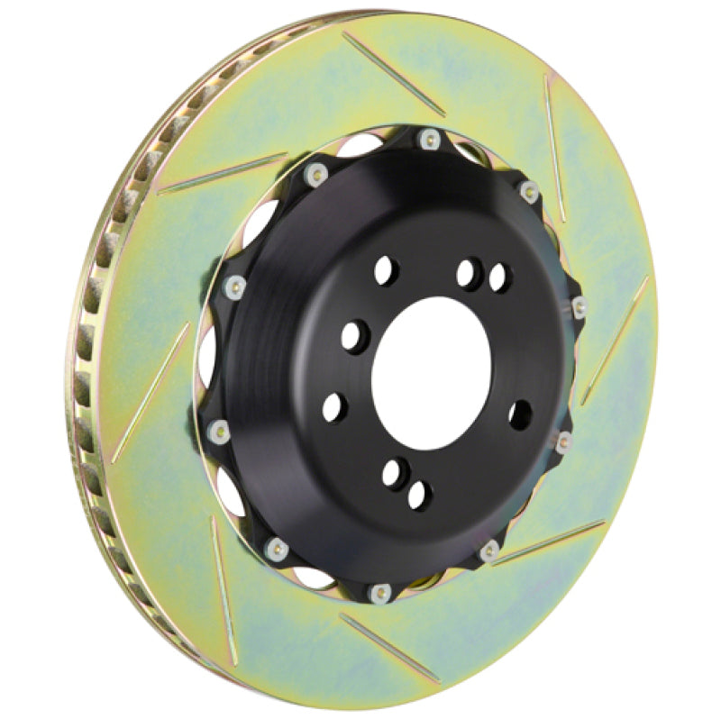 Brembo 08-13 IS-F/15+ RC-F/16-20 GS-F Rear 2-Piece Discs 345x28 2pc Rotor Slotted Type-1