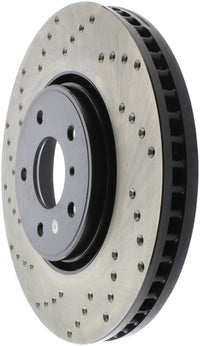 StopTech 11/05+ Infinity FX 35/45 SportStop Drilled Front Right Rotor