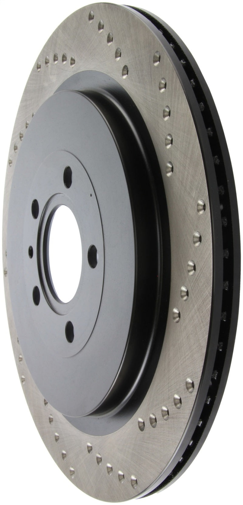 StopTech Premium High Carbon 13-14 Ford Mustang/Shelby GT500 Left Rear Disc Drilled Brake Rotor