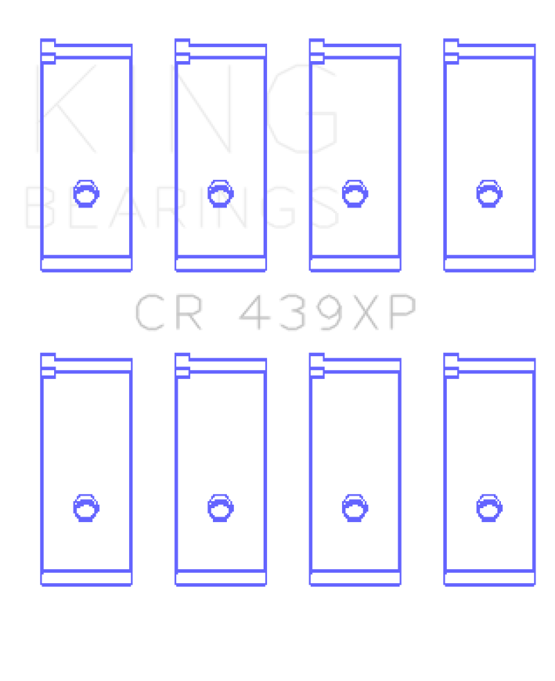 King Acura B17A1/B18A1/B18B1 (Size 0.025mm) Performance Rod Bearing Set