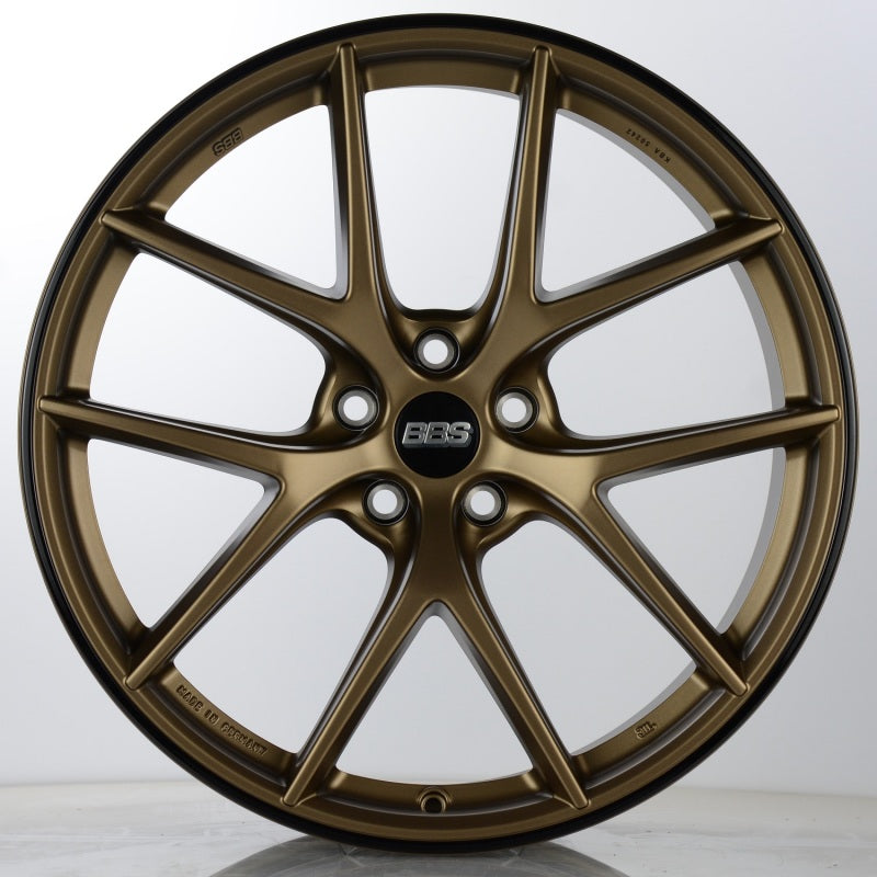 BBS CI-R 19x9 5x120 ET44 Bronze Rim Protector Wheel -82mm PFS/Clip Required