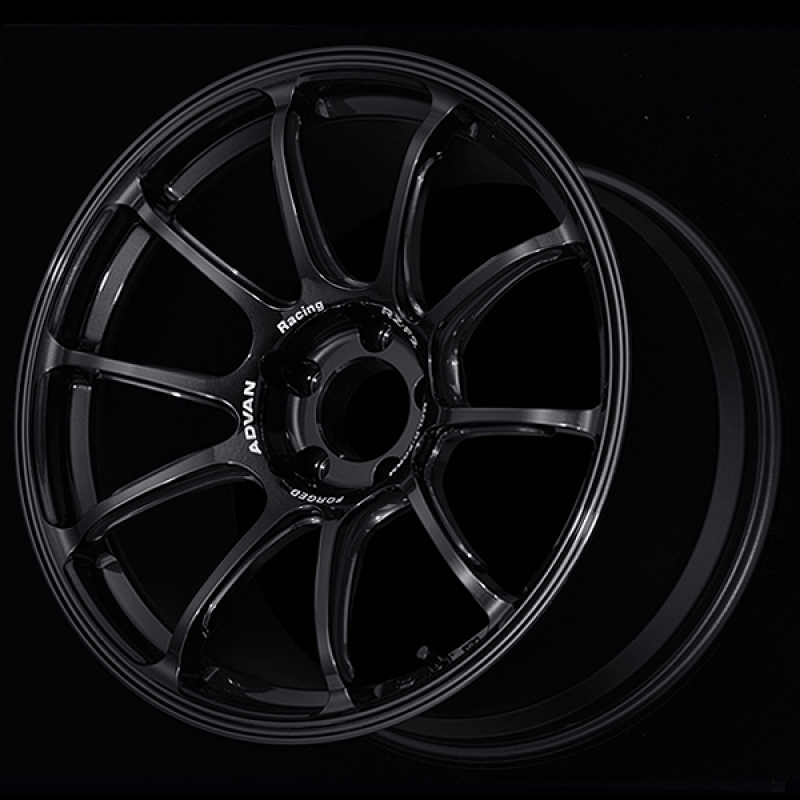 Advan RZ-F2 18x9.5 +45 5-120 Racing Titanium Black Wheel