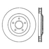 Stoptech 97-04 Chevy Corvette Left Front CRYO-STOP Rotor