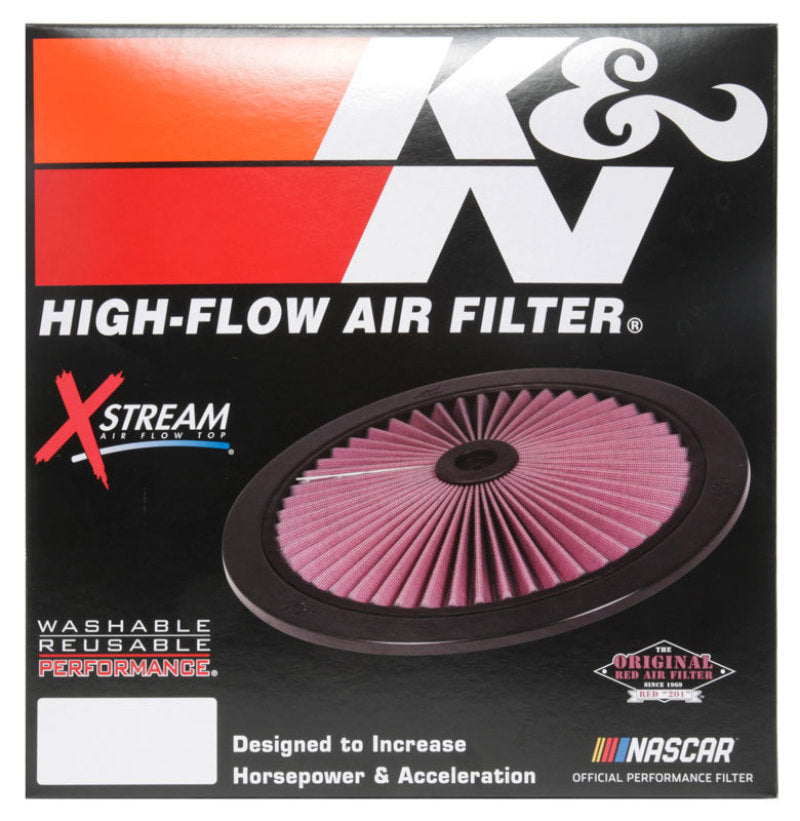 K&N X-Stream Top Filter Only 11in - Black