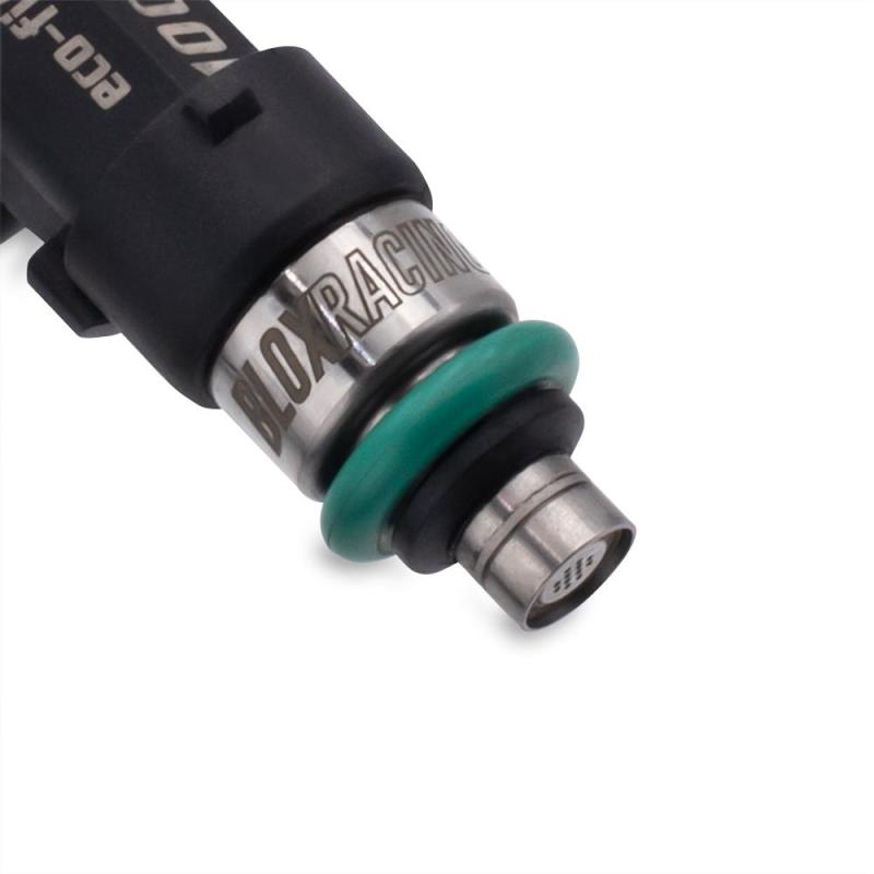 BLOX Racing 550CC Street Injectors 48mm With 1/2in Adapter 14mm Bore