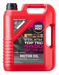 LIQUI MOLY 5L Top Tec Truck 4450 Motor Oil SAE 15W40