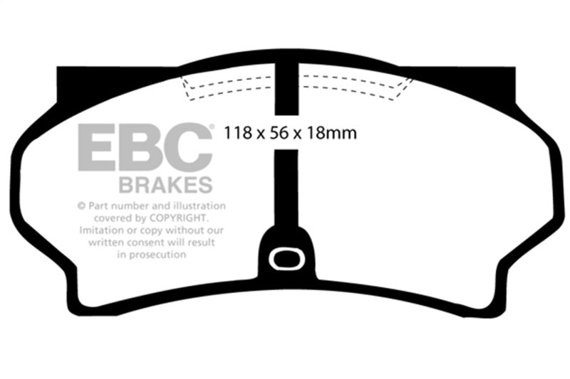EBC 11-16 BMW Z4 E89 Ultimax Front Brake Pads