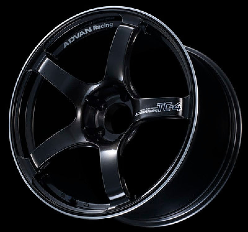 Advan TC4 17x8.5 +31 5-114.3 Black Gunmetallic & Ring Wheel