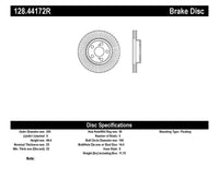 StopTech Sport Cross Drilled Brake Rotor - Rear Left