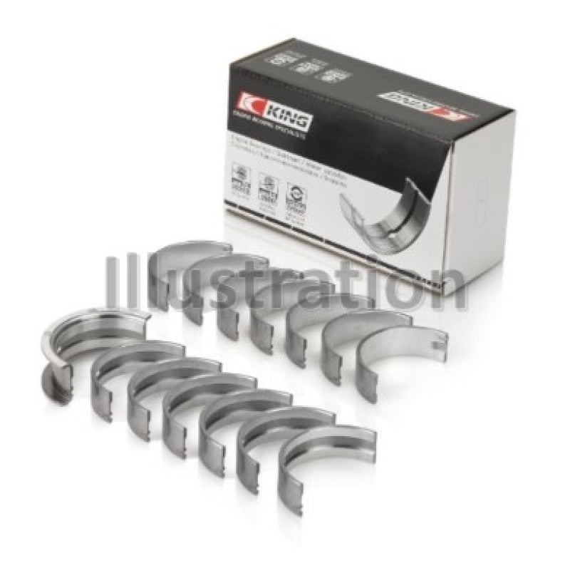 King Engine Bearings BMW N57 D30 A/B/C/N57N/N57S Main Bearing Set - Size +0.25mm