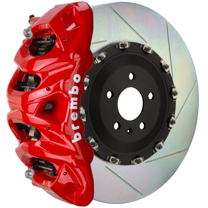 Brembo 13-18 S6/13-18 S7/14-18 RS7 Front GT BBK 8 Piston Cast 412x38 2pc Rotor Slotted Type1-Red