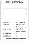 CSF Dual-Pass Universal Heat Exchanger (Cross-Flow)