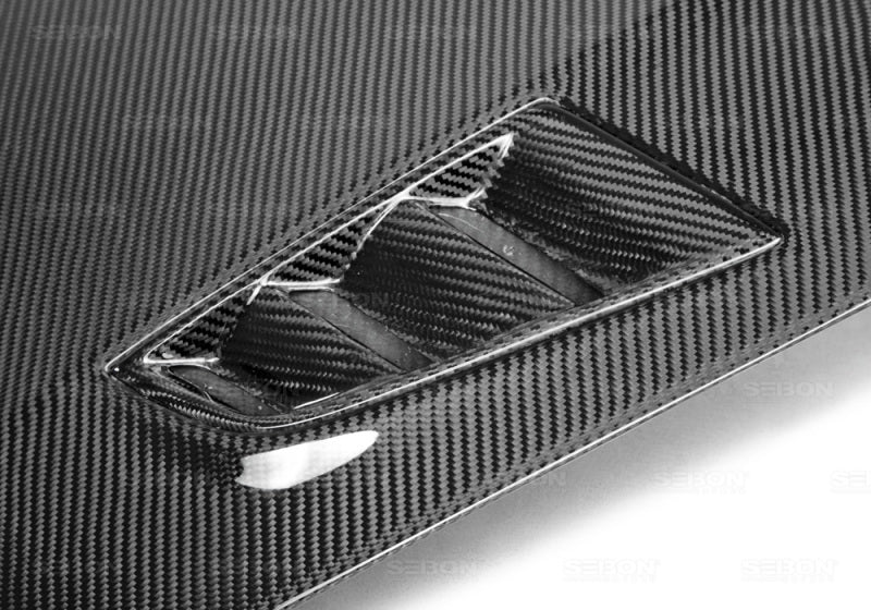 Seibon 06-07 Honda Civic 4 Door MGII-Style Carbon Fiber Hood