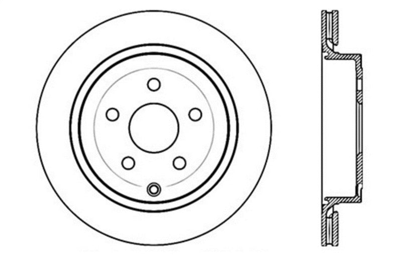 StopTech Slotted & Drilled Sport Brake Rotor