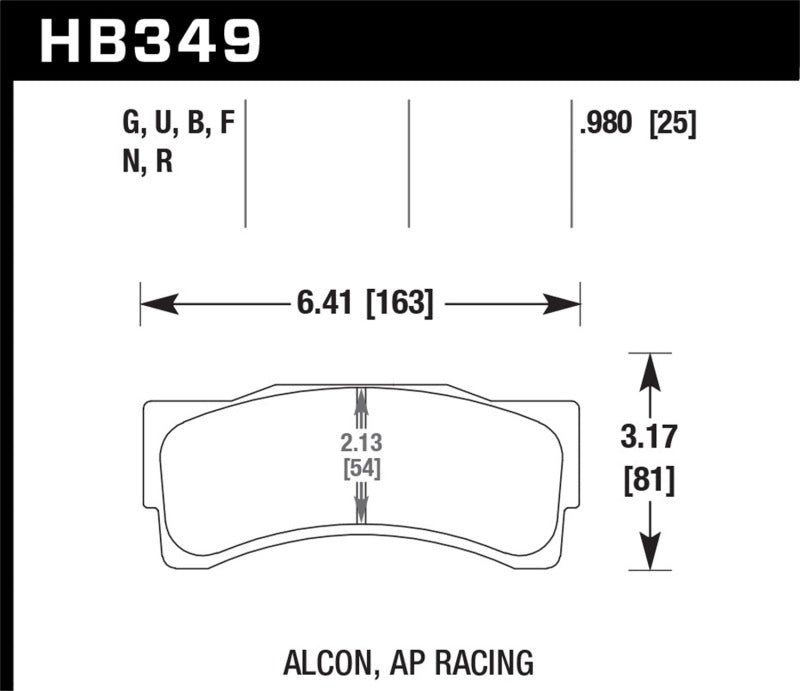 Hawk 14-16 BMW M235i Racing 3.0L Front ER-1 Brake Pads