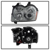 Spyder Jeep Grand Cherokee 05-07 Projector Headlights LED Halo LED Smke PRO-YD-JGC05-HL-SMC