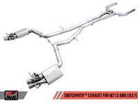 AWE Tuning Mercedes-Benz W213 AMG E63/S Sedan/Wagon SwitchPath Exhaust System - for Non-DPE Cars