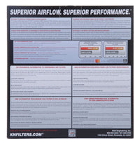 K&N Universal Oval Air Filter 12in Length x 5-1/4in Width x 3-1/4in Height