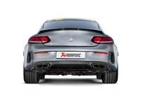 Akrapovic 16-17 AMG C63 Coupe Evolution Line Cat Back (Titanium) w/ Carbon Tips (Req. Link Pipe)