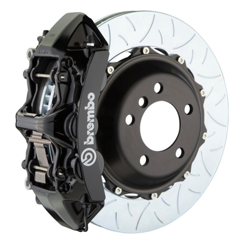 Brembo 12-20 GS350/GS350 F-Sport Exc AWD Fr GT BBK 6Pis Cast 380x32 2pc Rotor Slotted Type3-Black