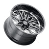 Weld Off-Road W145 22X12 Cascade 8X170 ET-44 BS4.75 Gloss Black MIL 125.1