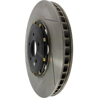 StopTech 09-11 Nissan GT-R Front Right Slotted Bare Iron 380x34mm AeroRotor Kit