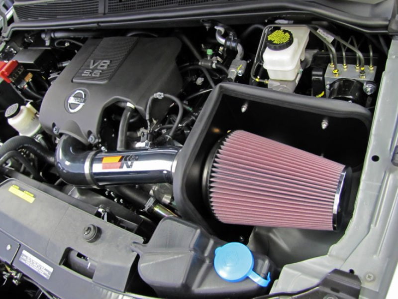K&N 04-07 Nissan V8-5.6L High Flow Performance Kit