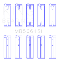 King Engine Bearings Volkswagen AMB/BYK/BBX Silicon Bi-Metal Aluminum Main Bearing Set - Size STD