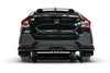 Rally Armor 17-21 Honda Civic Sport & Touring (Hatch) Black UR Mud Flap w/ White Logo