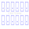 King Engine Bearings Honda C32A / C35A Connecting Rod Bearing Set