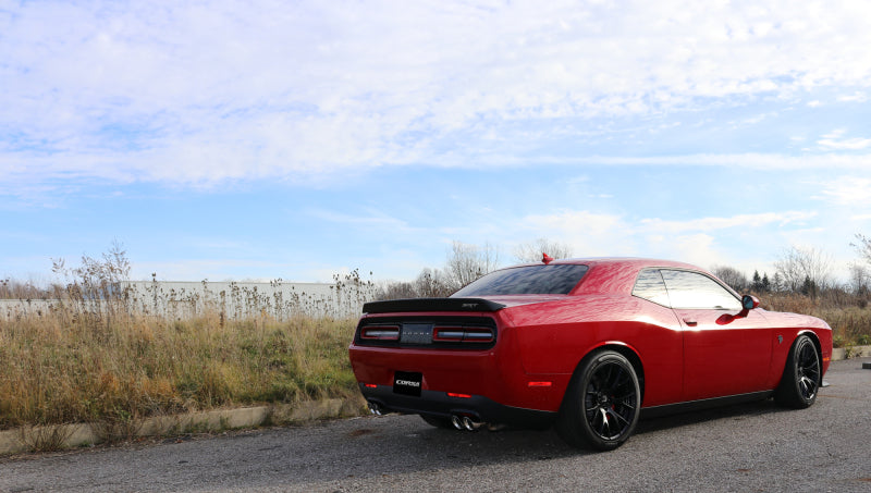 Corsa 15-17 Dodge Challenger Hellcat Dual Rear Exit Extreme Exhaust w/ 3.5in Polished Tips