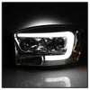 Spyder Dodge Ram 1500 06-08 V2 Projector Headlights - Light Bar DRL - Chrome (PRO-YD-DR06V2-LB-C)