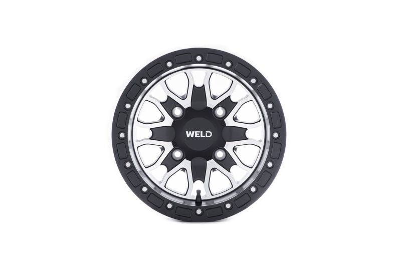 Weld UTV RF Series Raptor U501 15x8 Raptor Beadlock 4x136 4BS Satin BLK MIL