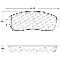 StopTech Street Touring 11-15 Honda Crosstour/Odyssey Front Brake Pads