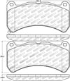 StopTech Performance 08-09 Lexus IS F Front Brake Pads