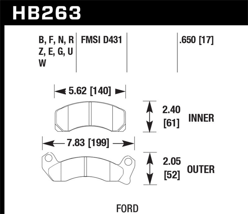 Hawk HPS Street Brake Pads