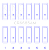 King Engine Bearings Isuzu 6VD1 Connecting (Size +1.0) Rod Bearing Set
