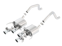 Borla 15 Chevy Corvette C7 ZO6 6.2L w/o AFM w/ NPP ATAK Quad RD RL IC Tips Center Rear Exit Exhaust