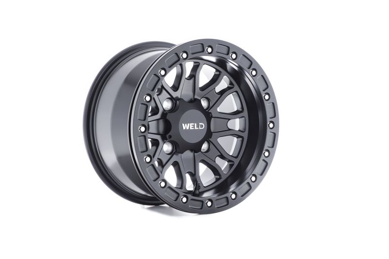 Weld UTV RF Series Raptor U500 14x10 Raptor Beadlock 4x136 5BS Satin BLK