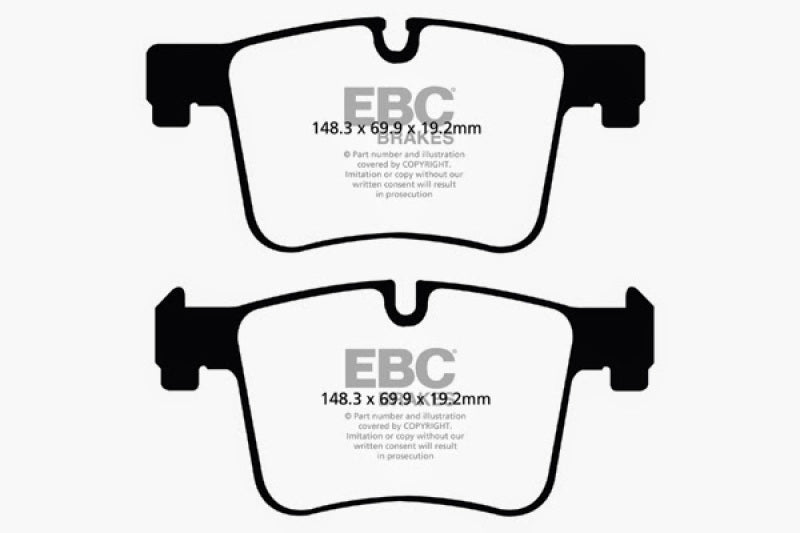 EBC 14+ BMW 228 Coupe 2.0 Turbo ATE calipers Greenstuff Front Brake Pads