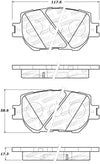 StopTech Street Brake Pads - Rear