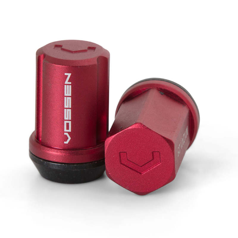 Vossen 35mm Lug Nut - 12x1.5 - 19mm Hex - Cone Seat - Red (Set of 20)