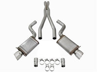aFe Mach Force-Xp 3in CB Stainless Steel Dual Exhaust System w/Polished Tips 09-15 Cadillac CTS-V