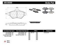 StopTech Performance 94-98 Ford Mustang / 93-97 Thunderbird / 93-97 Mercury Cougar Front Brake Pads