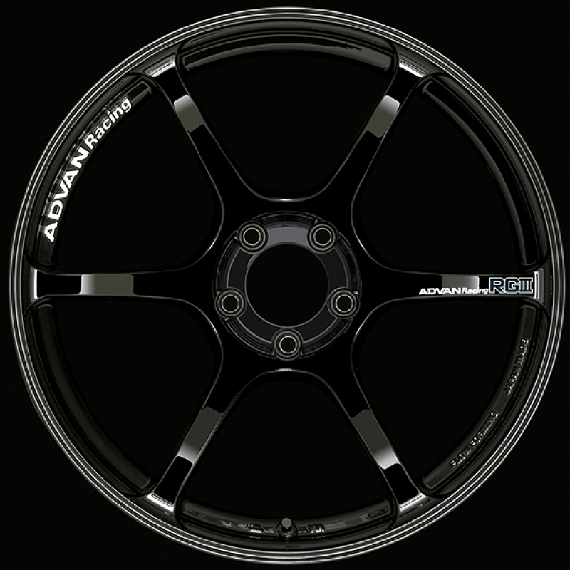 Advan RGIII 17x7.5 +48 5-114.3 Racing Gloss Black Wheel