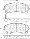 StopTech Street Select 14-17 Infiniti Q50 Front Brake Pads