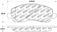 StopTech Performance 07-10 Jeep Compass/Patriot / 01-09 Mitsubishi Eclipse Front Brake Pads